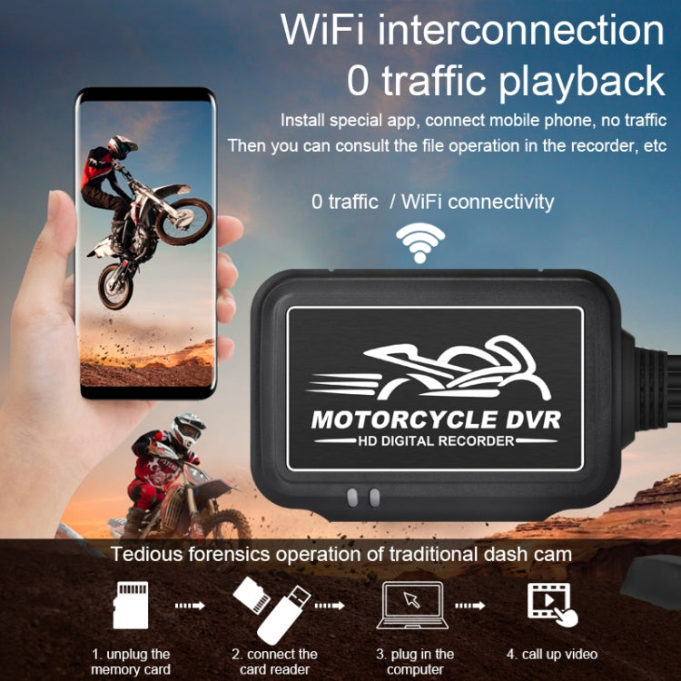 SE3 Dual AHD 1080P Waterproof HD Motorcycle DVR, Support TF Card / Cycling Video / Parking Monitoring, SE3 SE3 Dual AHD 1080P Waterproof HD Motorcycle DVR, Support TF Card / Cycling Video / Parking Monitoring, SE3